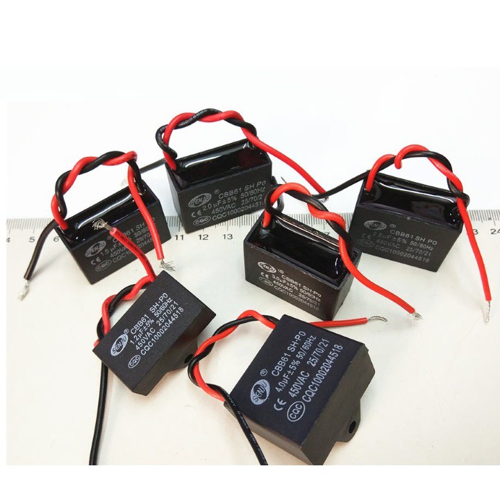 Tụ Quạt Dây 2.2uf 450V CBB61