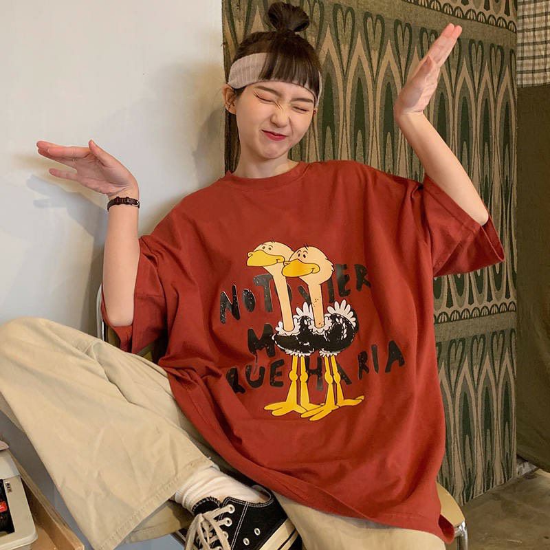 Áo thun tay lỡ Unisex Đà Điểu