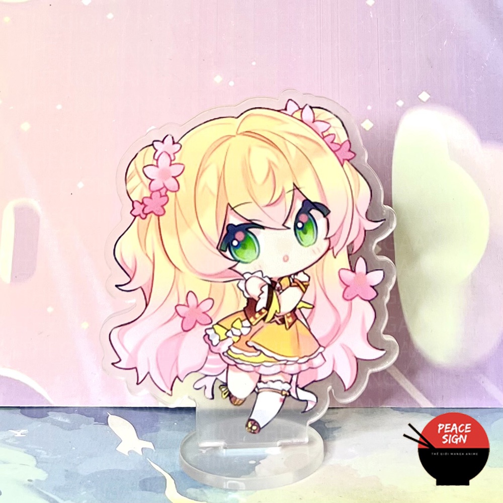 Mô hình Standee Mini thành viên HOLOLIVE Vtuber tượng mica acrylic anime chibi trang trí