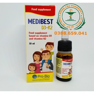 (CÓ QUÀ TẶNG CỦA HÃNG) MEDIBEST D3-K2