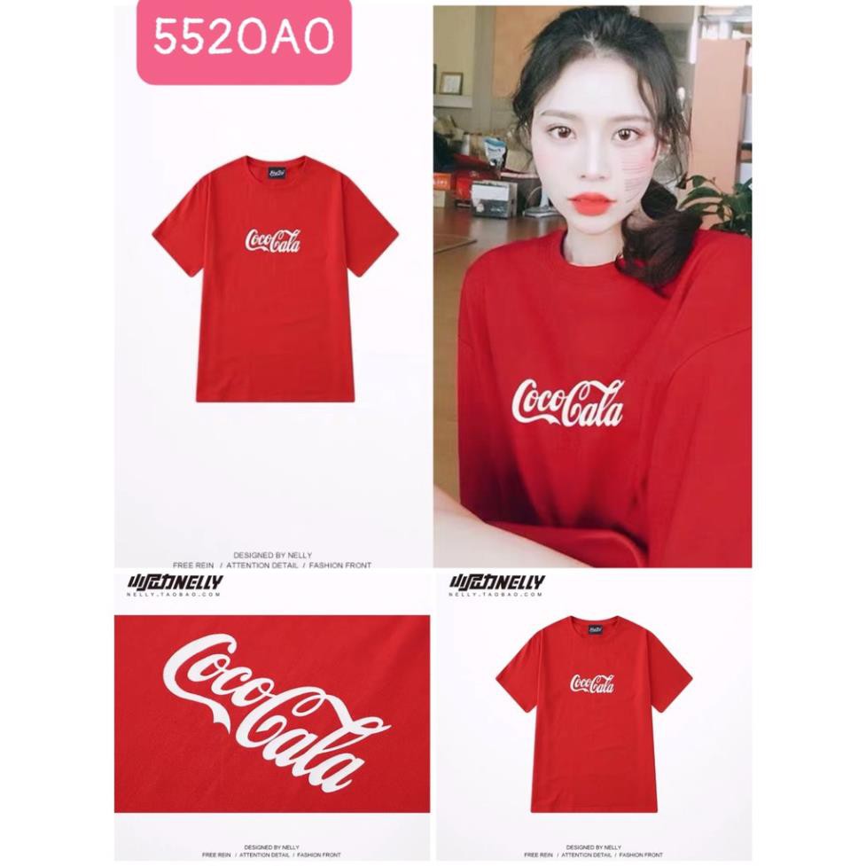 (New 2021) Áo thun áo phông Nelly đỏ Coca Cola *