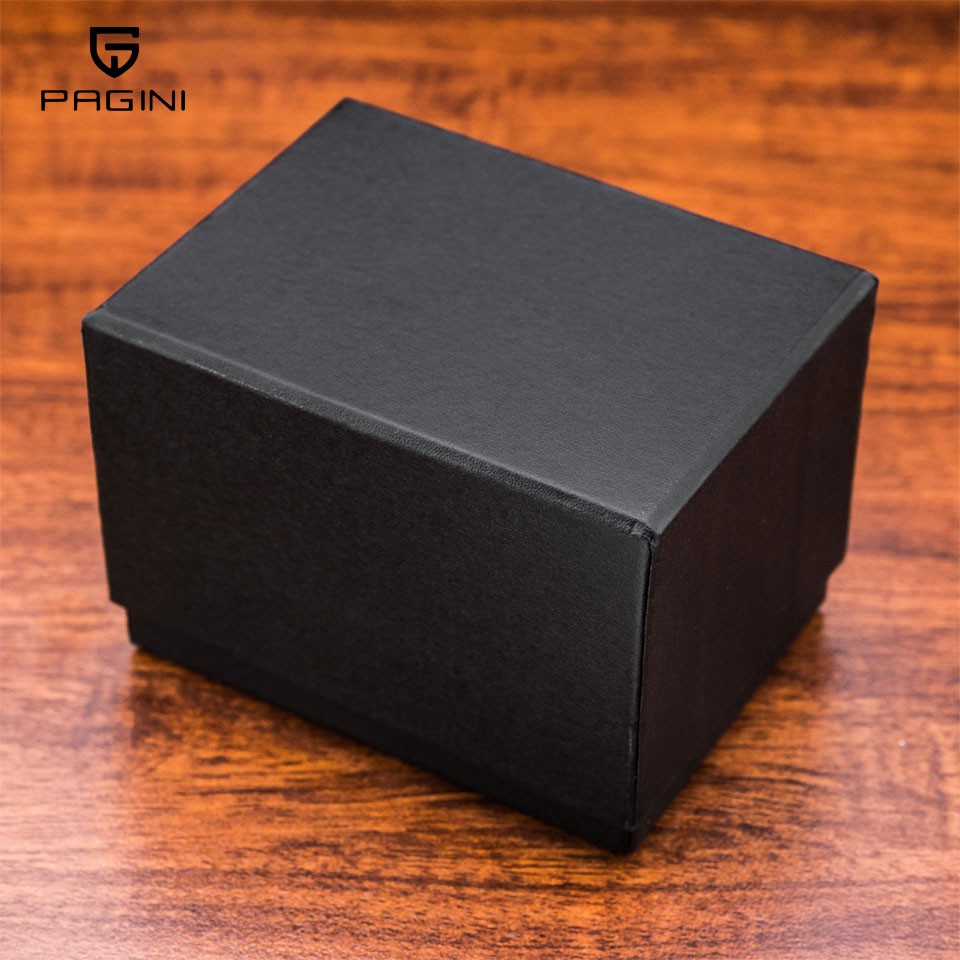 Hộp đựng đồng hồ đeo tay Pagini cao cấp, túi đựng sang trọng, có vỏ bọc in logo thương hiệu thích hợp làm quà