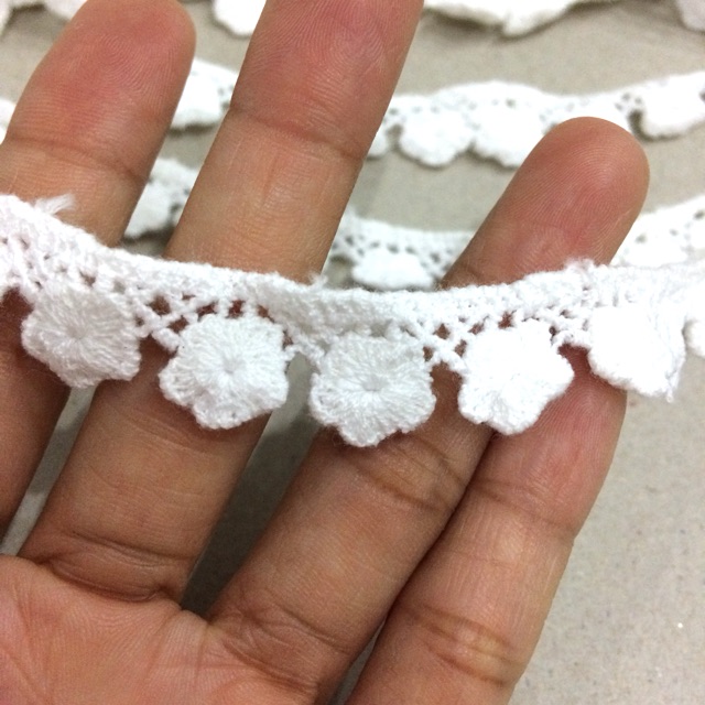 REN TRANG TRÍ HOA MAI (Bản 1,5cm)
