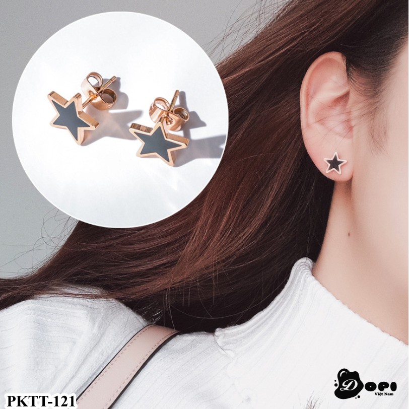 Bông tai form ngắn cá tính