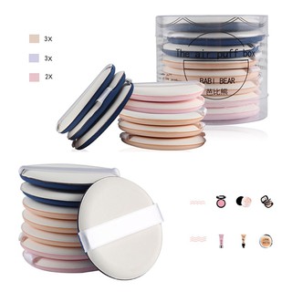 Bộ 8 miếng dặm phấn trang điểm