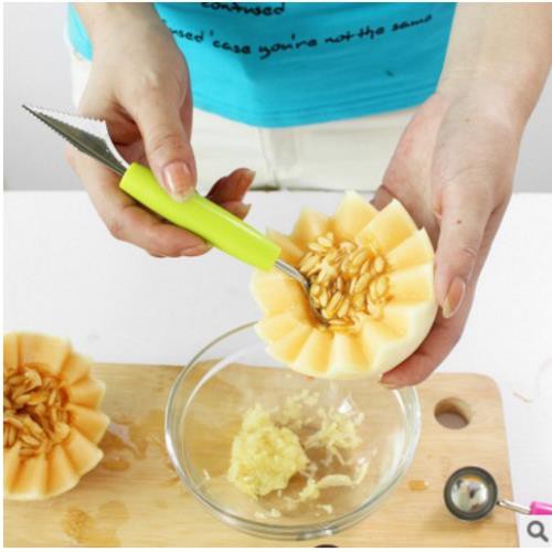Dao tỉa hoa quả 2 đầu tiện lợi nhiều mầu