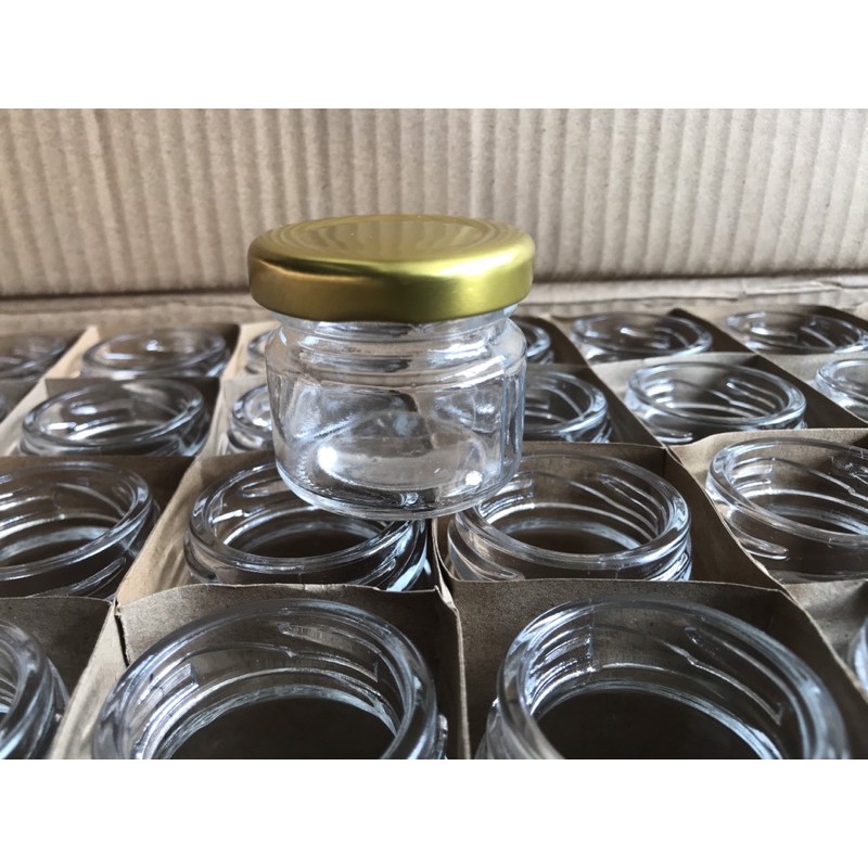 Bộ 20 HỦ THUỶ TINH NẮP THIẾC LOẠI 30ml