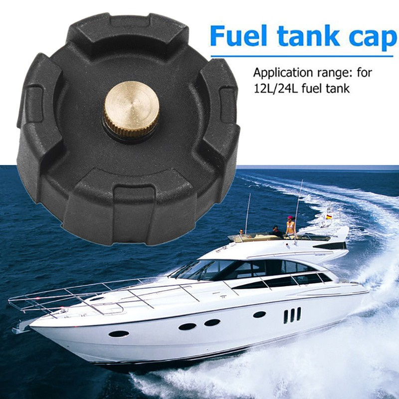 2 Pcs Outboard Motor 12 Liters 24 Liter Universal Fuel Tank Cap Durable High Temperature Fuel Tank