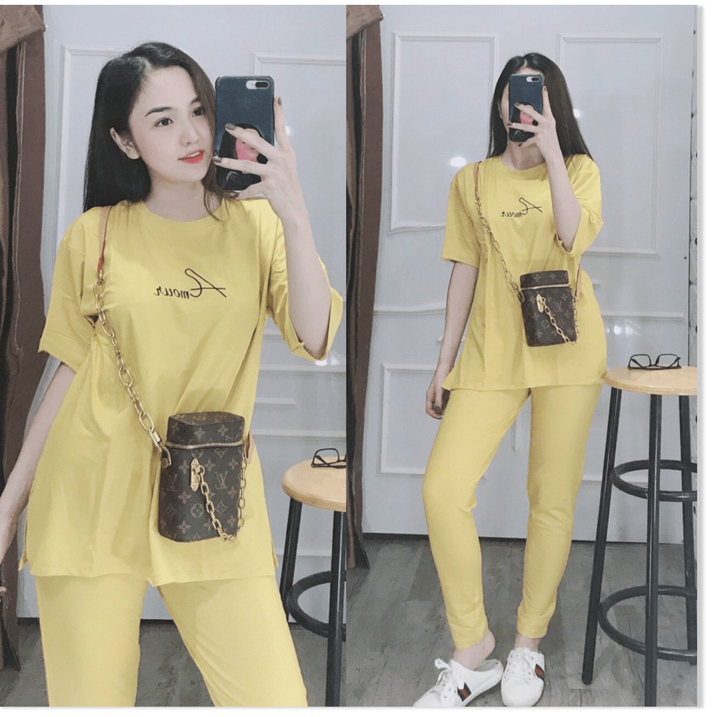 SET BỘ THUN NỮ,CHẤT LIỆU VÃI THOÁNG MÁT VÀ CO GIẢN 4C  THỜI TRANG KME.STORE