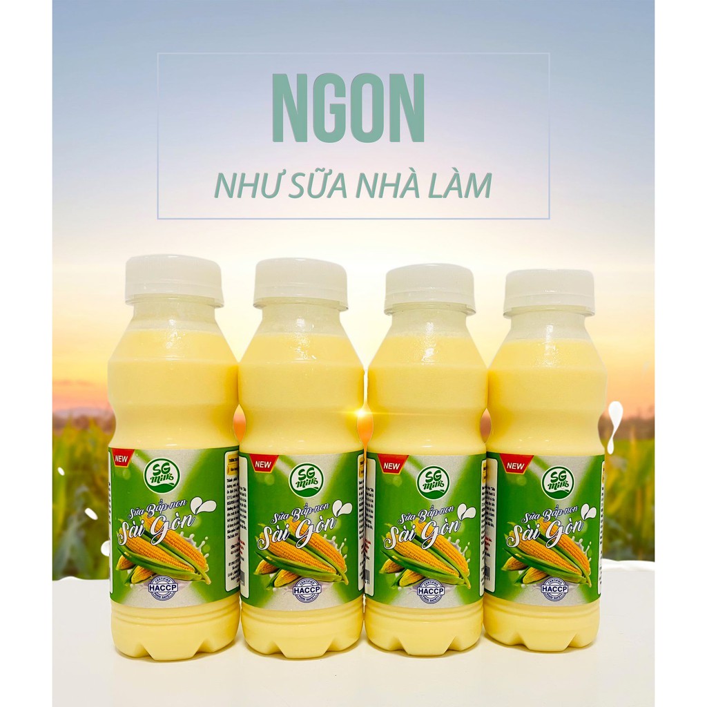 Sữa Bắp Non Sài Gòn SgMilk - 1 Lốc 6 Chai