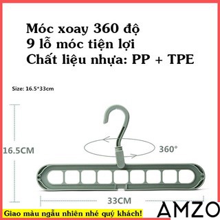 [AMZO] Móc treo quần áo đa năng tiết kiệm không gian AMZO