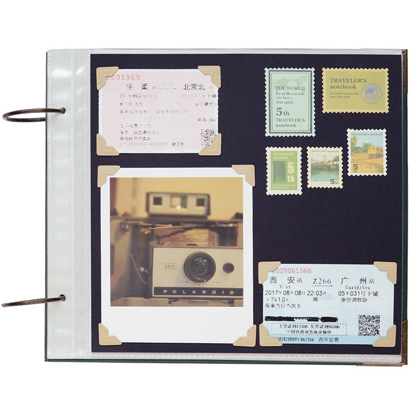 hồi ký Album ảnh tự làm dán, kẽ Polaroid couple handmade quay quà tặng lưu niệm
