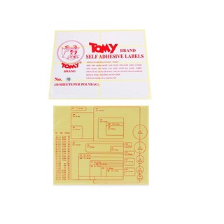 Nhãn Decal Tomy đủ số