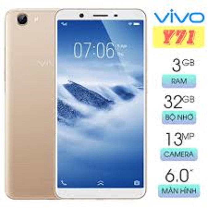 điện thoại Vivo Y71 2sim Bộ nhớ 64G mới Chính Hãng - Camera Sắc nét, cài Full Zalo Youtube Tiktok