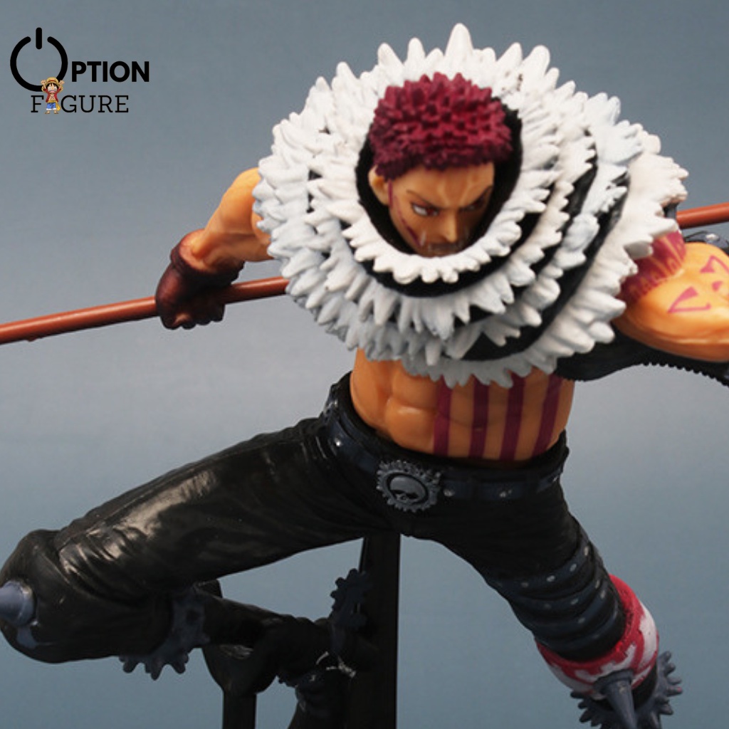 Mô Hình One Piece Katakuri chiến đấu trong anime 16cm, Figure Anime Vua Hải Tặc Katakuri Charlotte mô hình decor bản đẹp