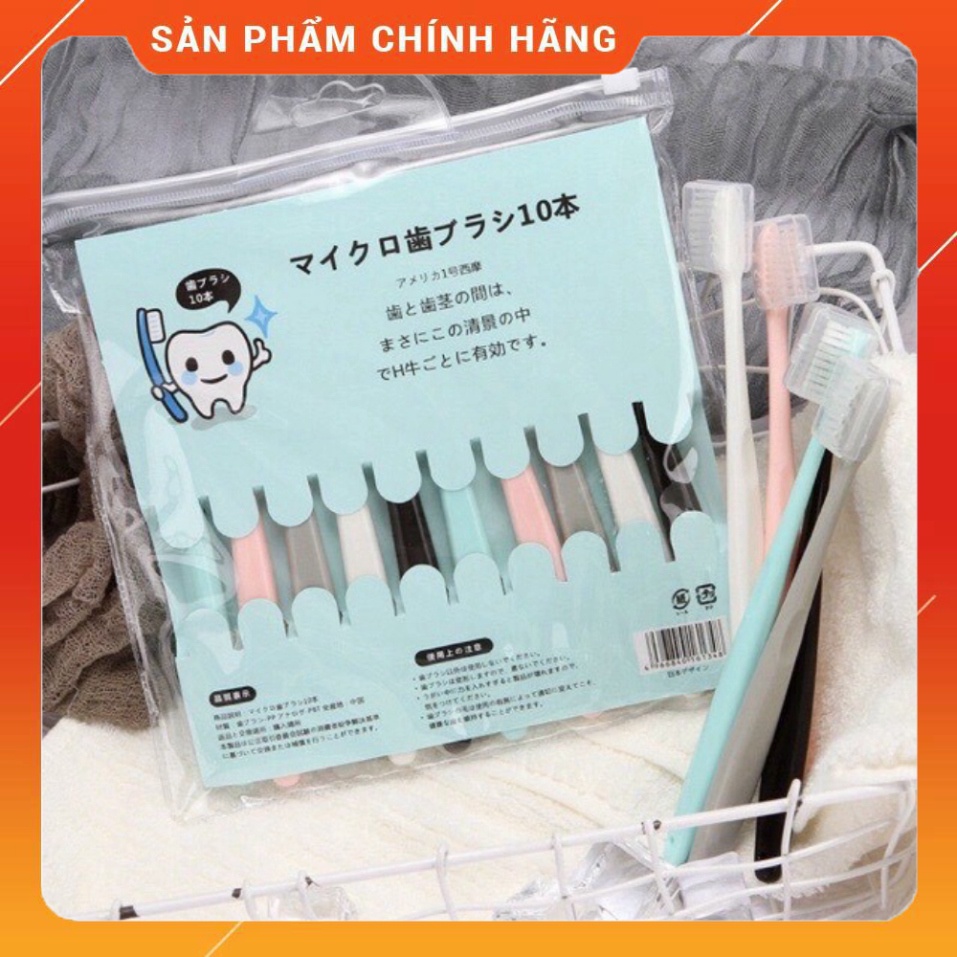 SET 10 BÀN CHẢI NHẬT BẢN