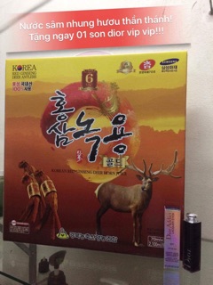 nước sâm nhung hươu- mỹ phẩm