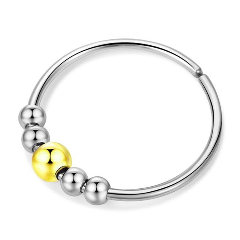 Nhẫn Xoay Mạ Đồng Giảm Căng Thẳng Cho Nam Nữ