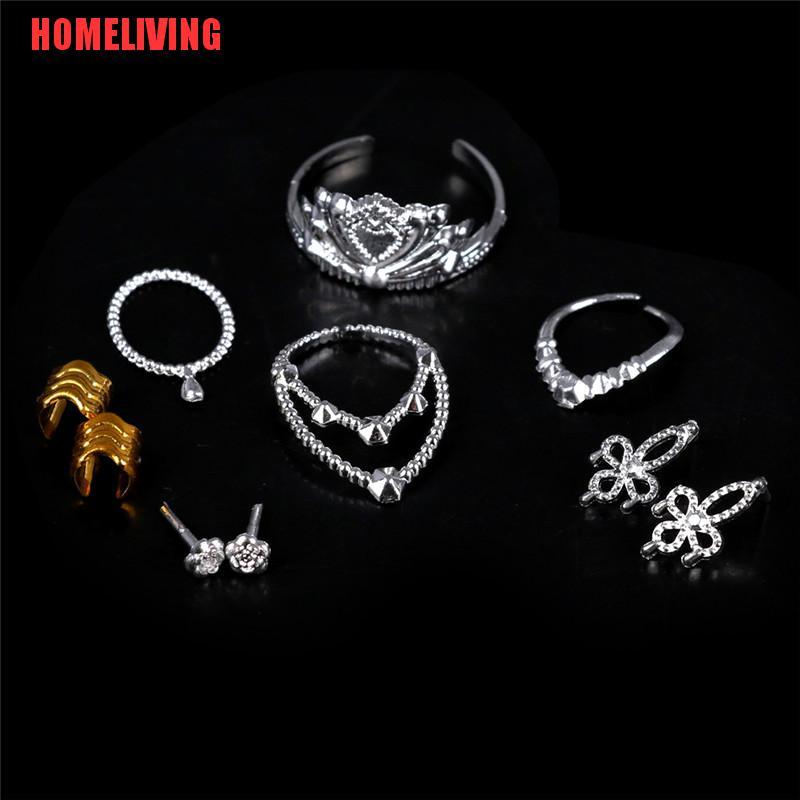 Bộ 10 Vương Miện Nhựa Màu Bạc Trang Trí Búp Bê Kích Thước 11 "