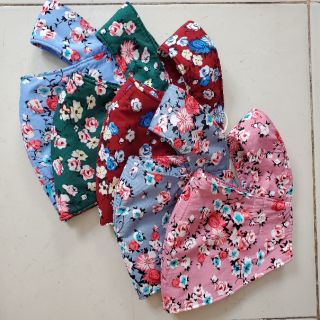 Khẩu trang nữ 3 lớp che trán