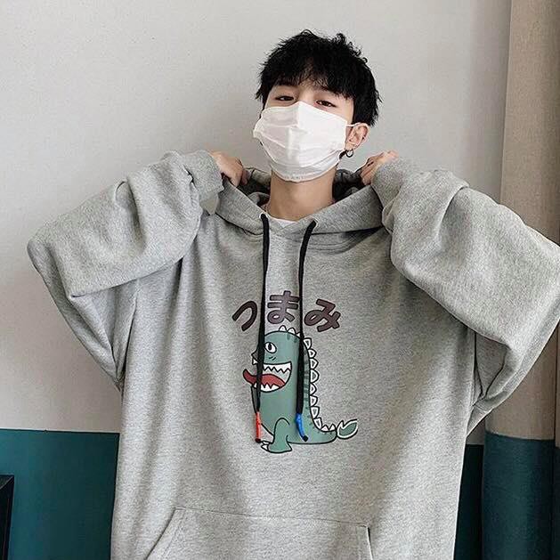 Áo Khoác Hoodie In Hình Ulzzang Unisex Chất Nỉ Bông Cao Cấp Dáng Rộng Nam Nữ - MM