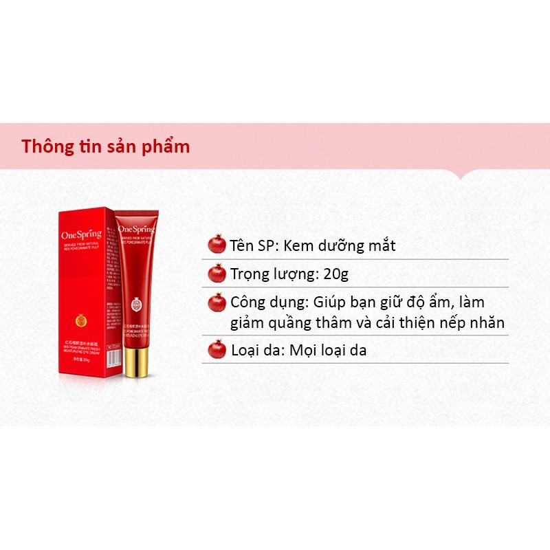 Kem Dưỡng Mắt Lựu Đỏ Images [Trẻ hoá, dưỡng da] | BigBuy360 - bigbuy360.vn