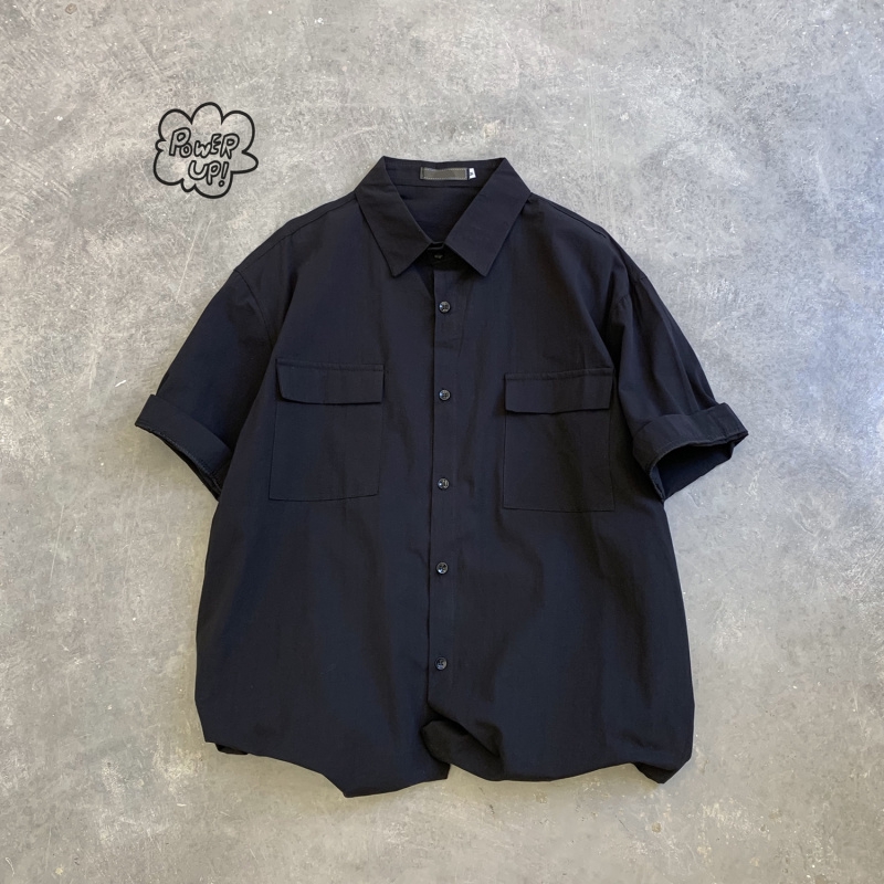 Áo  sơ mi tay ngắn dáng rộng thoáng khí phong cách hàn quốc thời trang mùa hè dành cho nam áo sơ mi nam bigsize lụa fashion unisex retro màu đặc áo nam đẹp tiếng nhật from rộng fashion áo dài tay