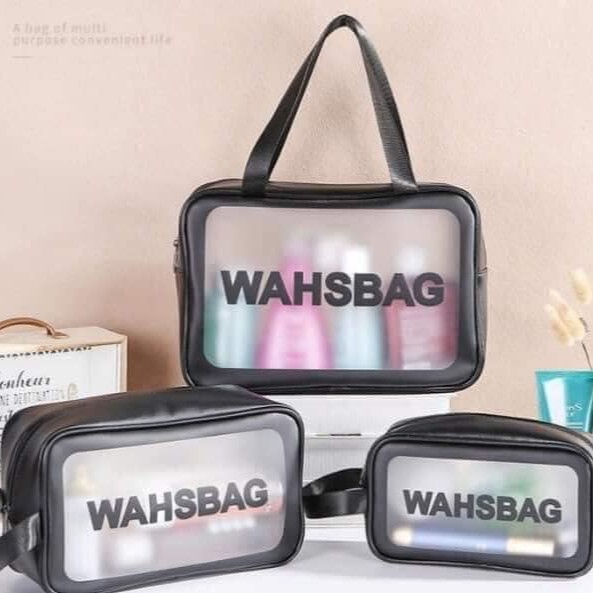 Sét 3 túi WAHSBAG đựng mỹ phẩm