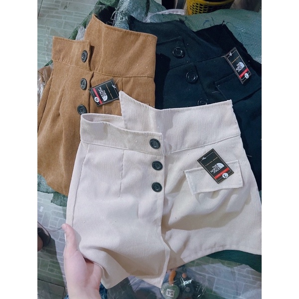 Chân Váy Nhung Phối Túi Ulzzang V5