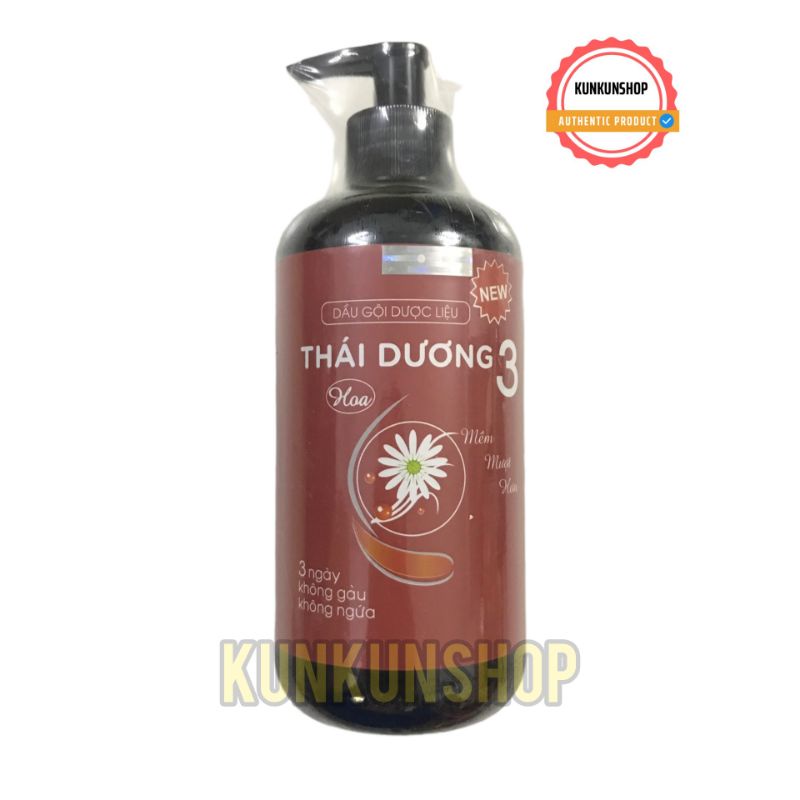 DẦU GỘI DƯỢC LIỆU THÁI DƯƠNG 3 HƯƠNG HOA chai 480ml[Chính hãng]