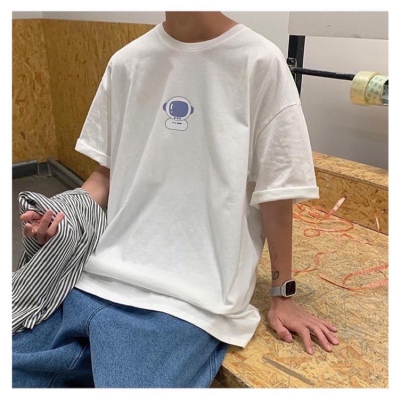 Áo Thun Tay Lỡ Cute Nhiều Màu- Áo Phông Rộng Unisex Phong Cách Hàn Quốc Trẻ Trung Năng Động