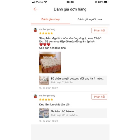 GA COTTONG TRẦN PHỦ BÈO REN NHẬP KHẨU CAO CẤP ĐỦ SIZE