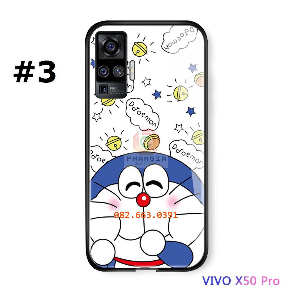 Ốp lưng Vivo X50 pro dẻo in hình Doraemon siêu sắc nét