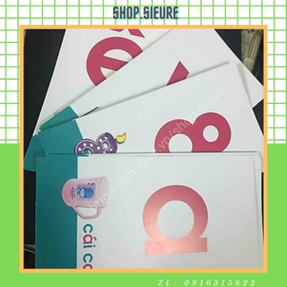 Bộ thẻ học chữ cái và số đếm