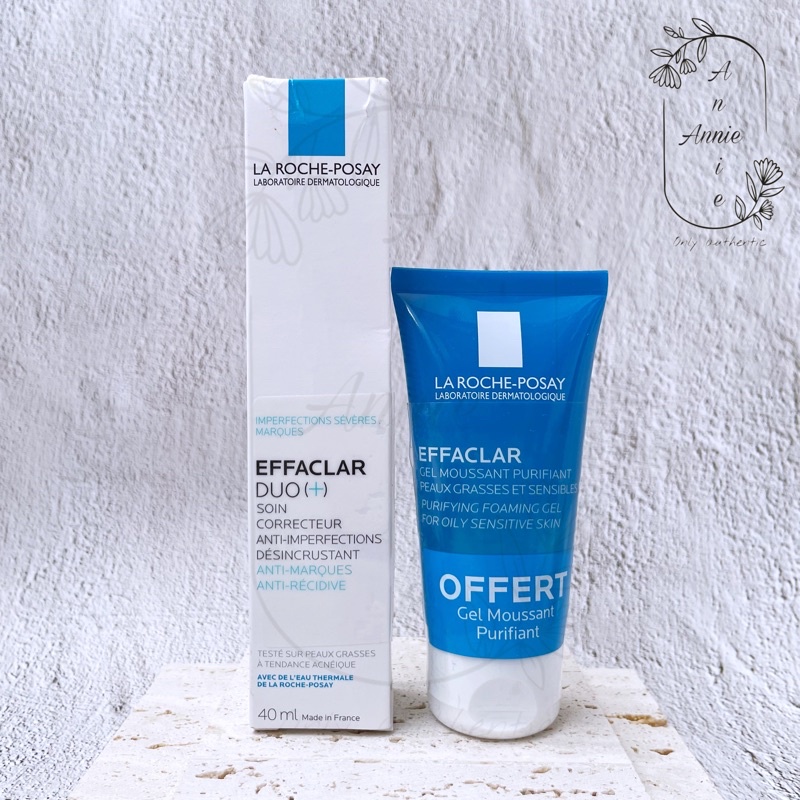 Set kem ngăn ngừa mụn La Roche Posay Effaclar Duo+ 40ml