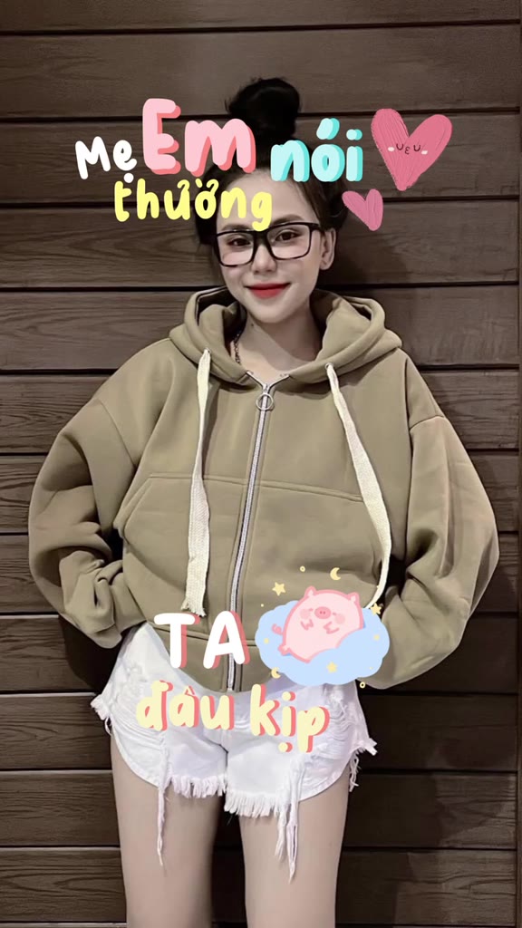 [SẴN GIÁ XƯỞNG] Áo Khoác Nỉ Croptop Lửng Nữ Dáng Rộng Dày Tay Bồng Giá Rẻ Màu Trà Sữa Hot Trend 2023 | BigBuy360 - bigbuy360.vn