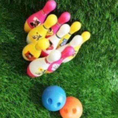 Đồ chơi Bowling Paw Patrol vui nhộn giúp nhận biết màu sắc, rèn luyện tay chân cho bé thỏa sức vui c