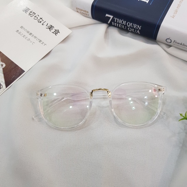 Mắt kính giả cận gọng dẻo hàn quốc thời trang nam nữ TR90 209 cao cấp AH159 | BigBuy360 - bigbuy360.vn