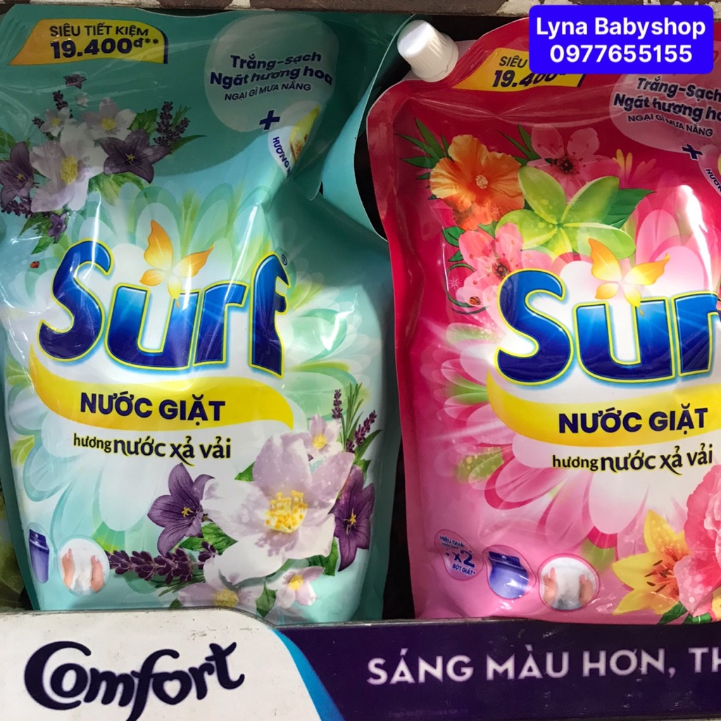 (Hỏa tốc) Nước Giặt SURF Túi 3,5Kg