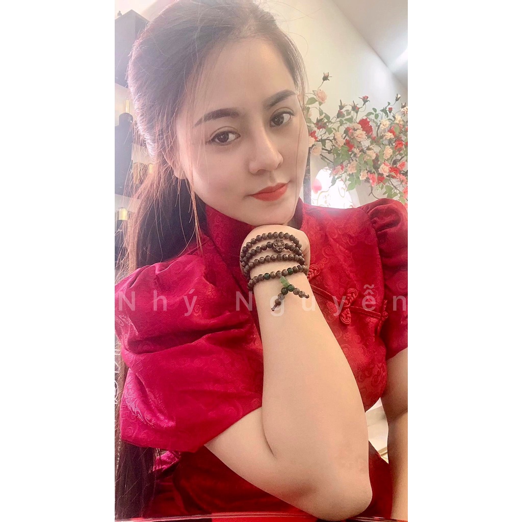 SET GẤM THƯỢNG HẠNG TAY PHỒNG MÀU ĐỎ