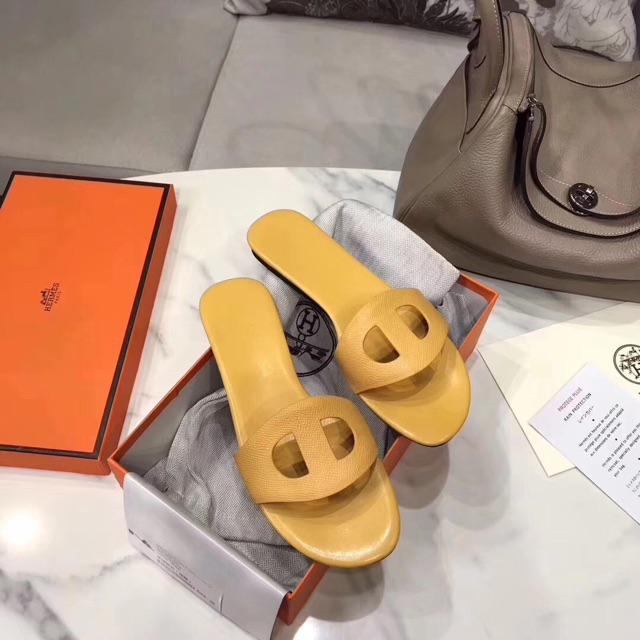 Dép lê hm da sần mũi lợn fullbox