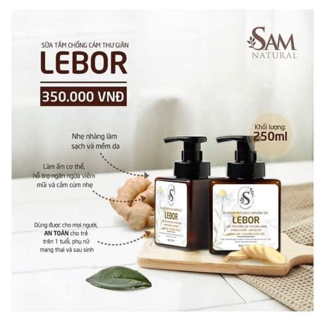 Sữa tắm Lebor - SAM NATURAL