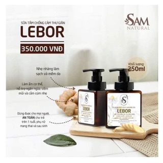 Sữa tắm lebor - sam natural