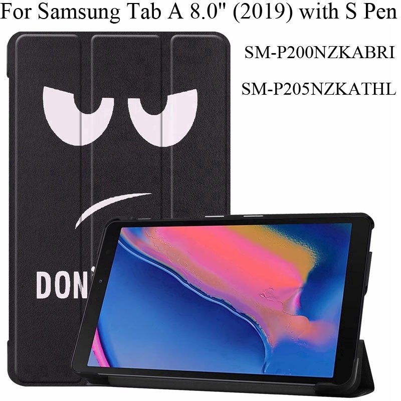 Bao đựng máy tính bảng có chức năng giá đỡ cho Samsung Galaxy Tab A 8.0 có bút cảm ứng phiên bản mới 2019
