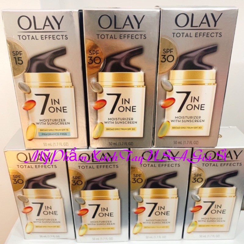 [HàngMỹ]Kem Dưỡng Da Chống Lão Hoá Olay Total Effects 7 in One Moisturizer Sunscreen SPF 30