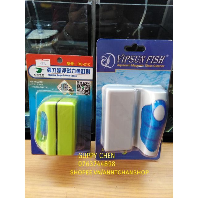 dụng cụ vệ sinh hồ cá có nam châm tiện lợi