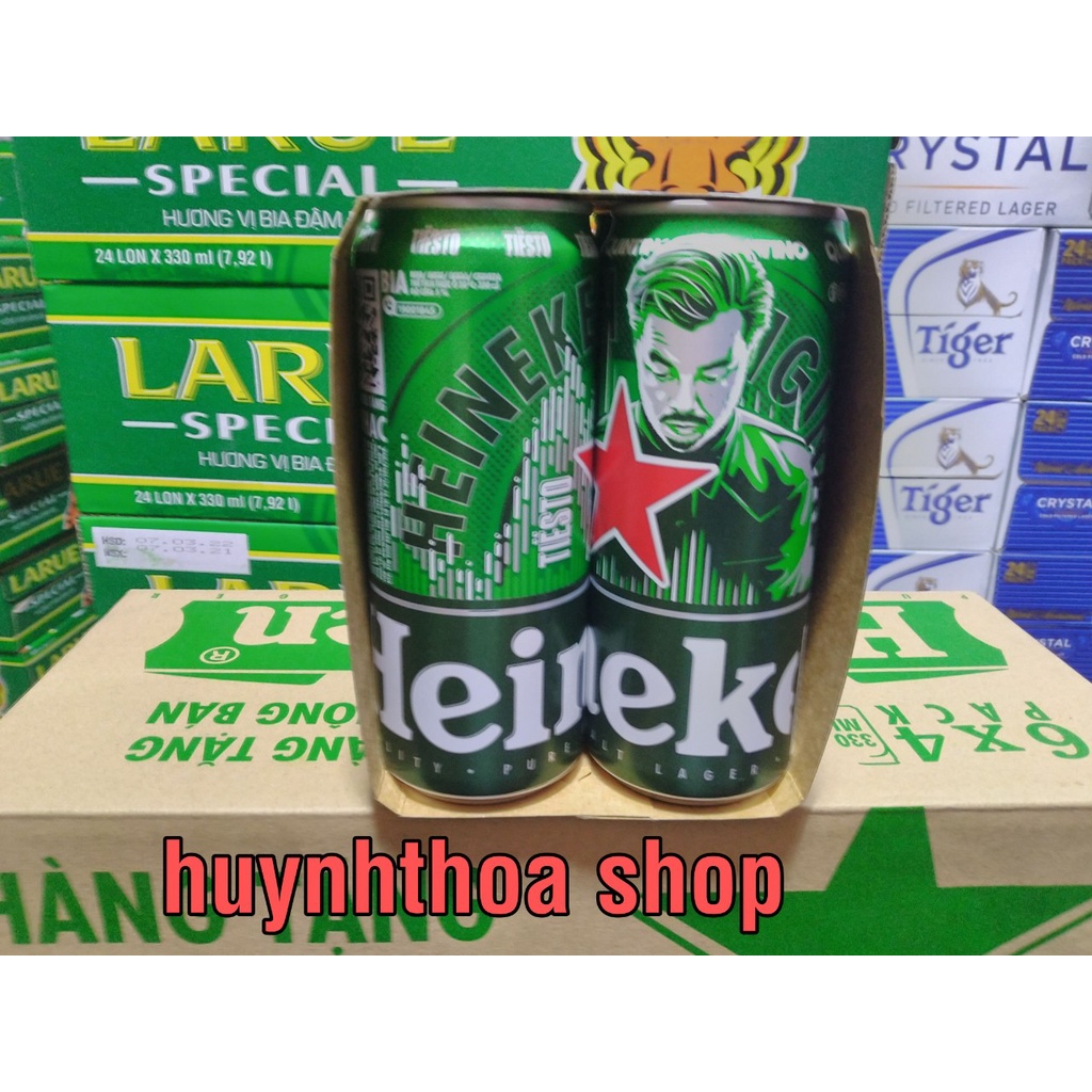 {Có bán thùng} _ Lốc 4 Lon Bia Heineken Phiên Bản Âm Nhạc Lon Cao 330ml*4