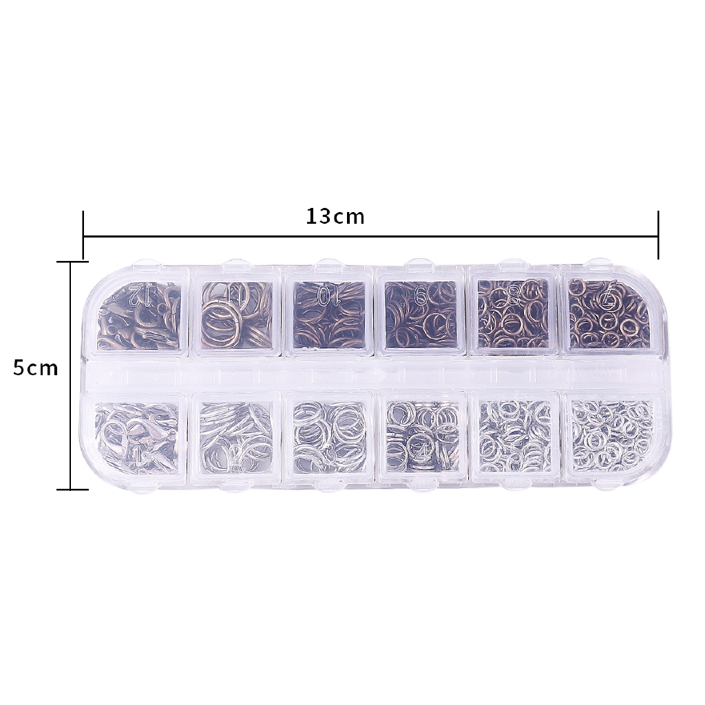 Bộ Kìm Kẹp Làm Trang Sức Bằng Hợp Kim 0.7x5mm 12Mm