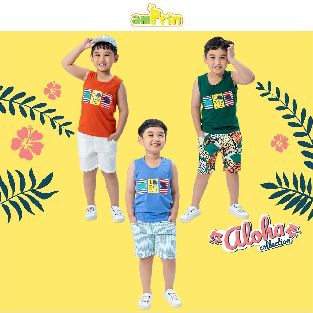 Áo thun bé trai AmPrin Tank Top AT770