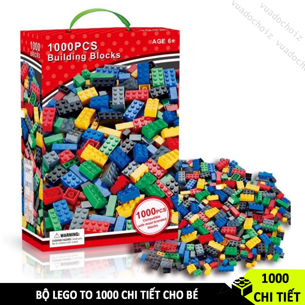 [1000 CHI TIẾT] Bộ đồ chơi Lego Building Block , Bộ Lego cho bé thỏa sức sáng tạo